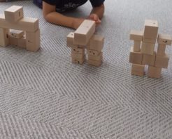 リズム積み木のロボット完成【長崎市　リトミック教室】